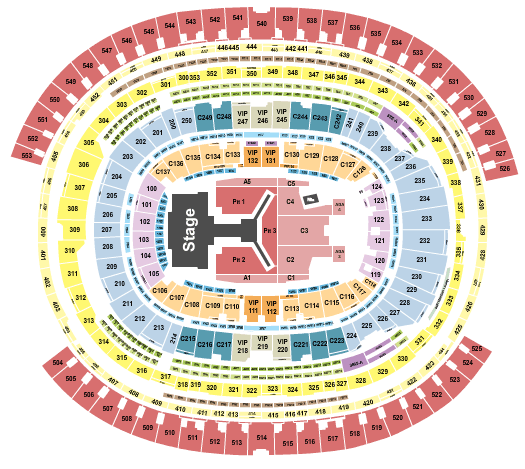 SoFi Stadium Stray Kids Seating Chart